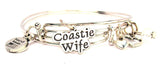 coast guard wife bracelet, coast guard jewelry, military wife jewelry, military jewelry, wife jewelry