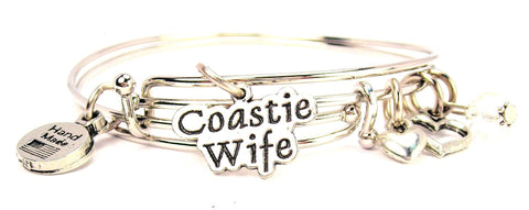 coast guard wife bracelet, coast guard jewelry, military wife jewelry, military jewelry, wife jewelry