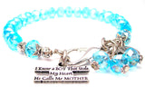 I Know A Boy That Stole My Heart He Calls Me Mother Splash Of Color Crystal Bracelet
