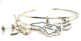 north Carolina bracelet, north Carolina bangles, north Carolina jewelry, north Carolina state bracelet
