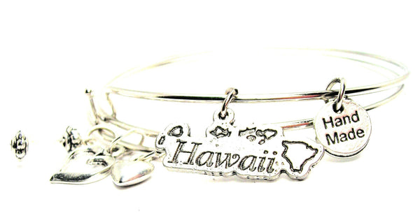 Hawaii bracelet, Hawaii bangles, Hawaii jewelry, Hawaii state bracelet, state of Hawaii bracelet
