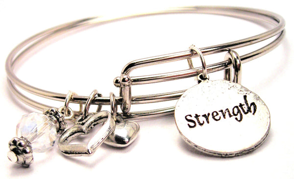 strength bracelet, strength bangles, expression bracelet, expression bangles, inspirational jewelry