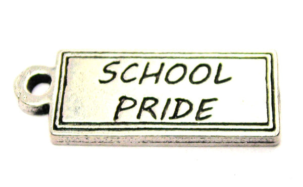 School Pride Genuine American Pewter Charm