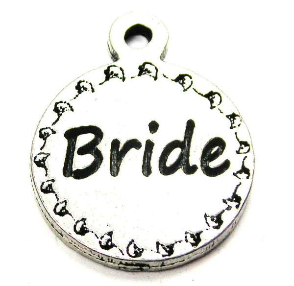 Bride Circle Genuine American Pewter Charm