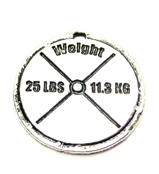 25 Lb Weight Genuine American Pewter Charm