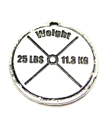 25 Lb Weight Genuine American Pewter Charm