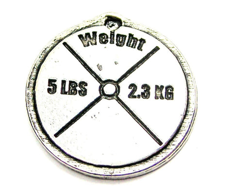 5 Lb Weight Genuine American Pewter Charm