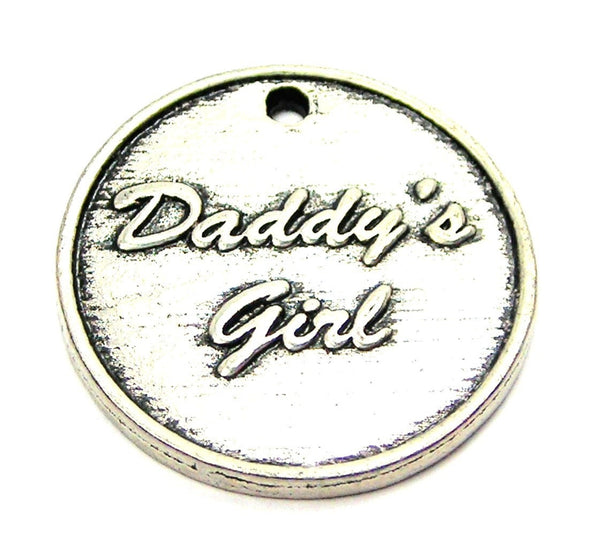 Daddy's Girl Genuine American Pewter Charm