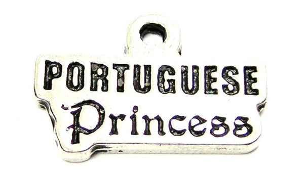 Portuguese Princess Genuine American Pewter Charm