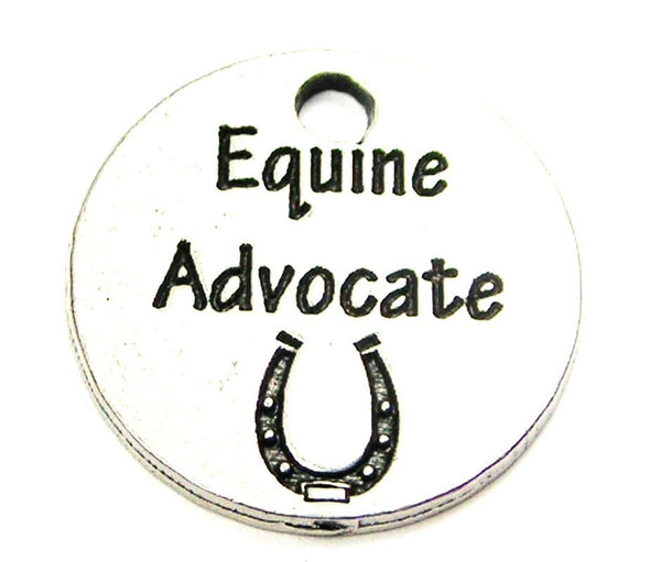 Equine Advocate Genuine American Pewter Charm