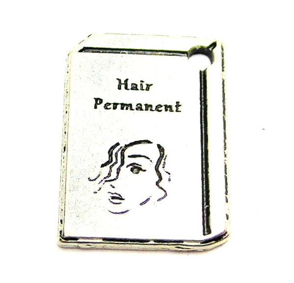 Hair Permanent Genuine American Pewter Charm
