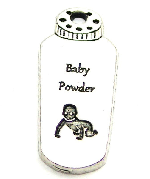 Baby Powder Genuine American Pewter Charm