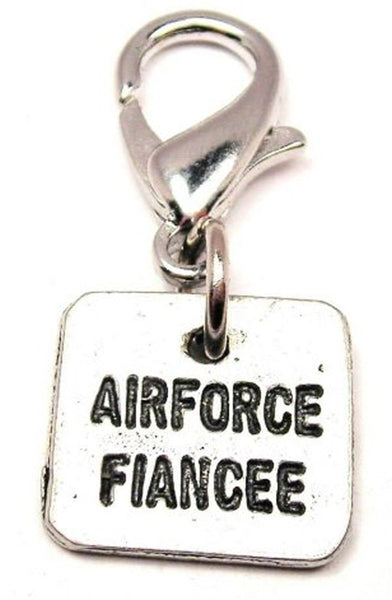 Air Force FiancÃ© Square Zipper Pull