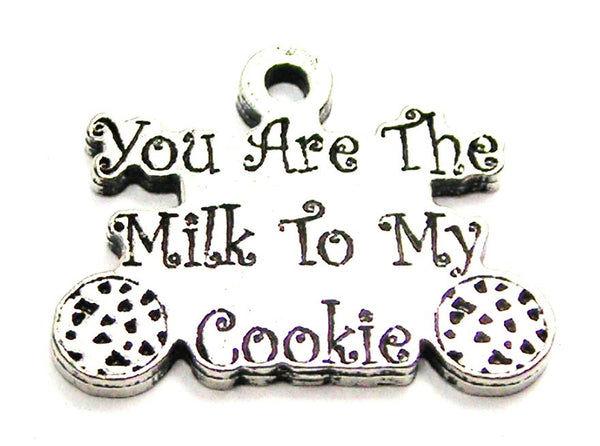 You Are The Milk To My Cookies Genuine American Pewter Charm