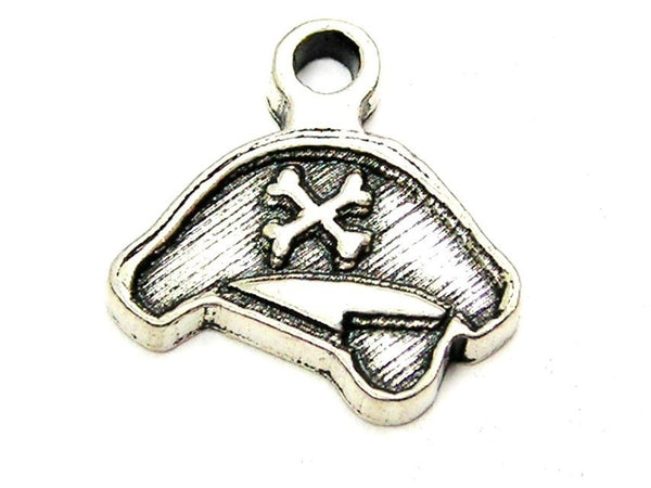Pirate Hat With Patch Mini Genuine American Pewter Charm