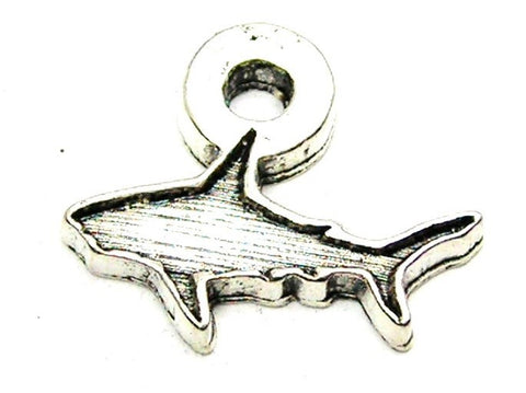 Sharks Mascot Mini Genuine American Pewter Charm