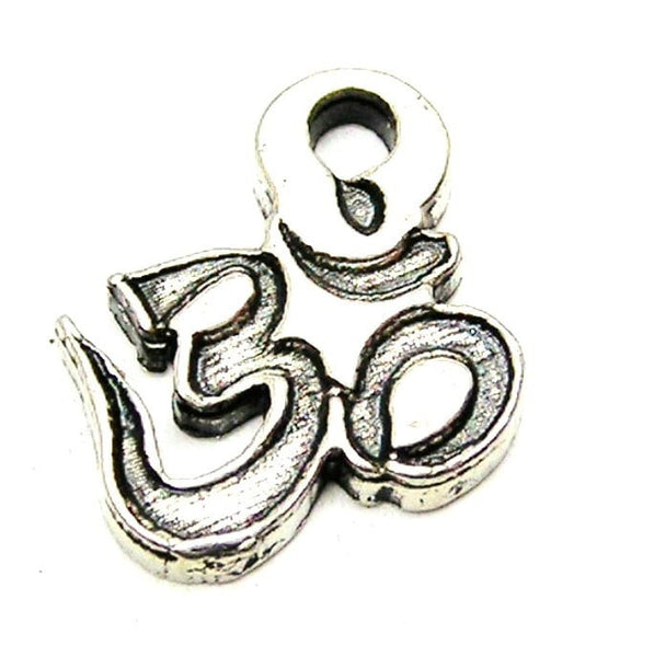 Namaste Engraved Mini Genuine American Pewter Charm