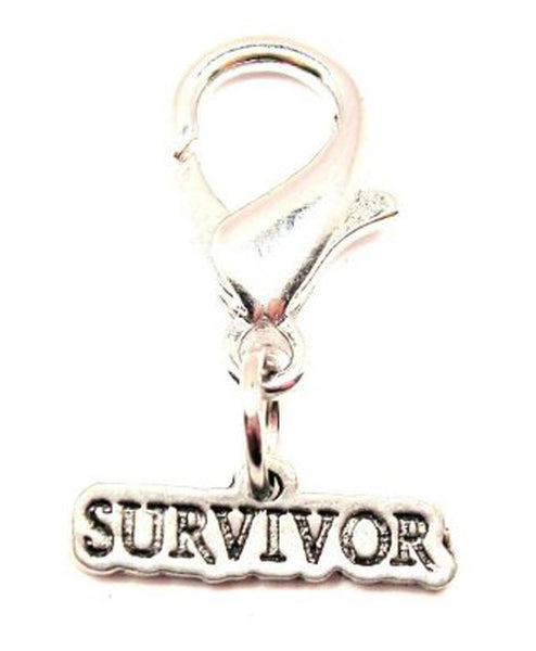 Survivor Zipper Pull