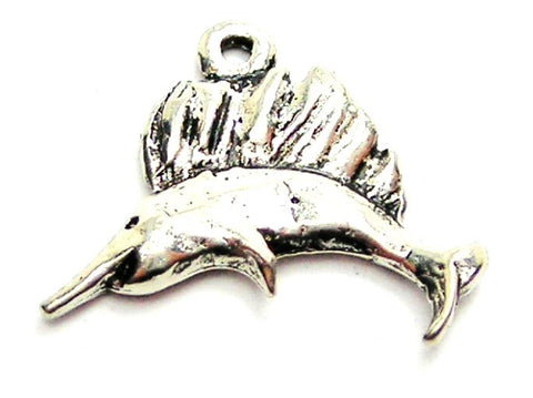 Swordfish Genuine American Pewter Charm