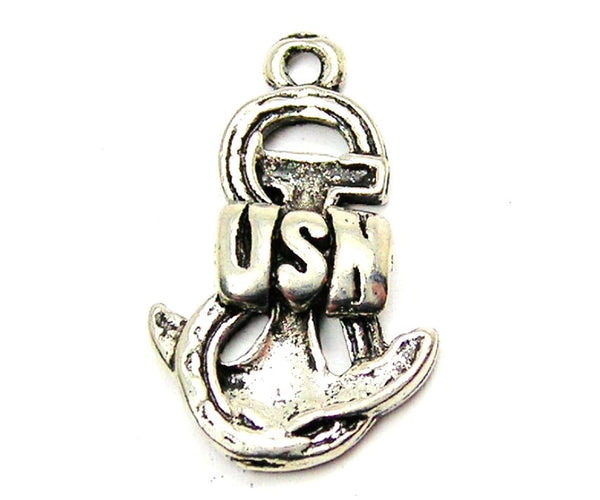 United States Navy Anchor Genuine American Pewter Charm