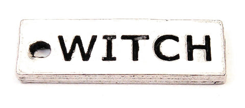 Witch Tab Genuine American Pewter Charm