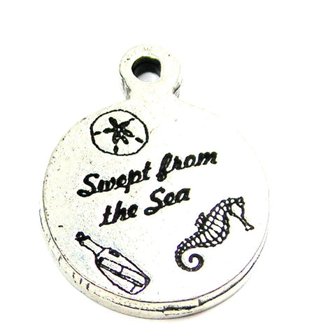 Swept From The Sea Genuine American Pewter Charm