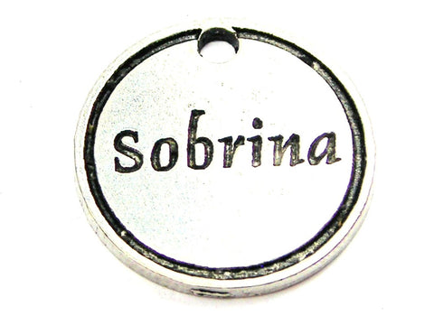 Sobrina Niece Genuine American Pewter Charm