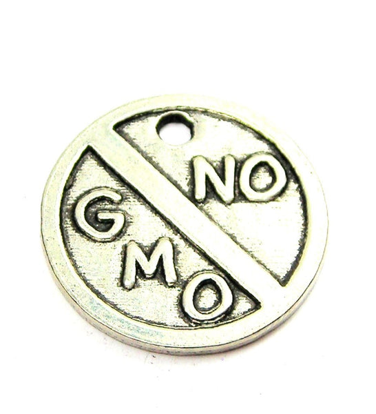 No GMO Genuine American Pewter Charm