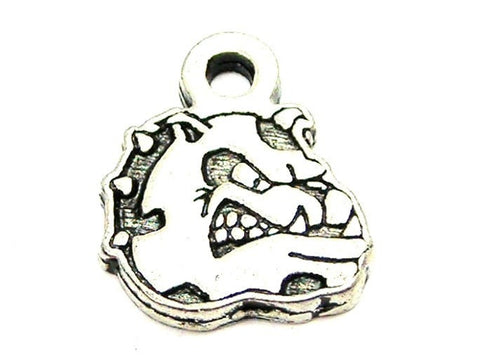 Bulldog Mascot Genuine American Pewter Charm