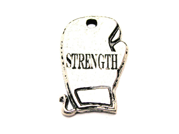 Strength Boxing Glove Genuine American Pewter Charm