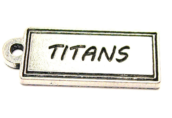 Titans Tab Genuine American Pewter Charm