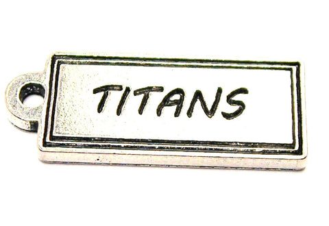 Titans Tab Genuine American Pewter Charm