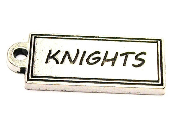 Knights Tab Genuine American Pewter Charm