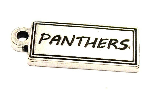 Panthers Tab Genuine American Pewter Charm