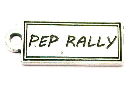 Pep Rally Tab Genuine American Pewter Charm