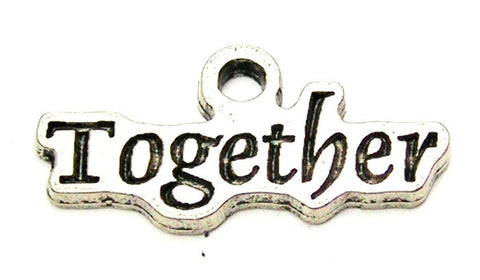 Together Genuine American Pewter Charm