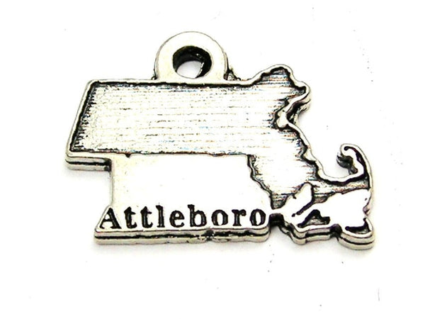 Attleboro Massachusetts Genuine American Pewter Charm