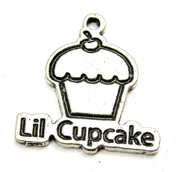 Lil Cupcake Genuine American Pewter Charm