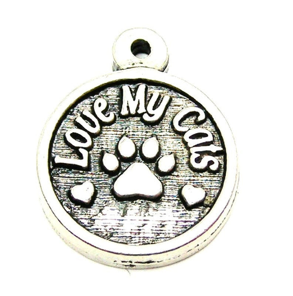 Pewter Charms, American Charms, Charms for bangles, charms for necklaces, charms for jewelry, cat lover charms, pet lover charms