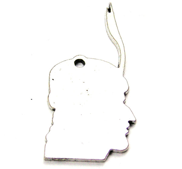 Vlad The Impaler Silhouette Genuine American Pewter Charm