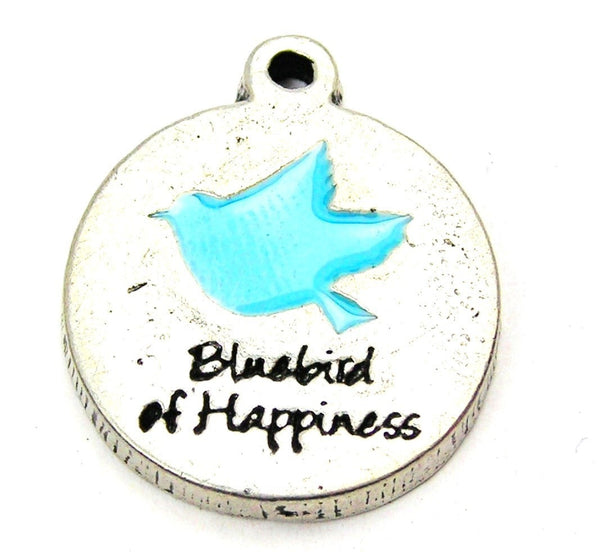 Bluebird Of Happiness Genuine American Pewter Charm