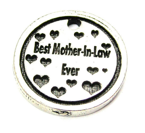 Best Mother In Law Ever Genuine American Pewter Charm