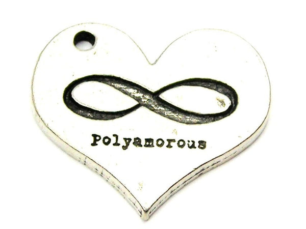 Polyamorous Genuine American Pewter Charm