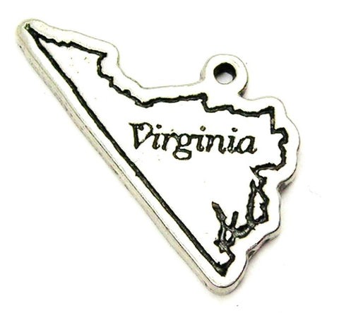 Virginia Genuine American Pewter Charm