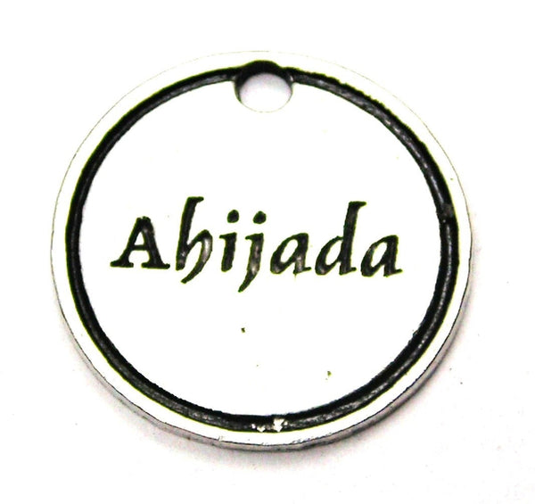 Ahijada Goddaughter Genuine American Pewter Charm