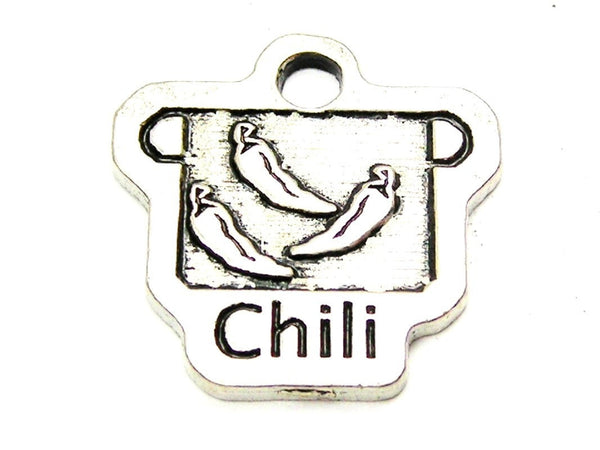 Chili Pot Genuine American Pewter Charm