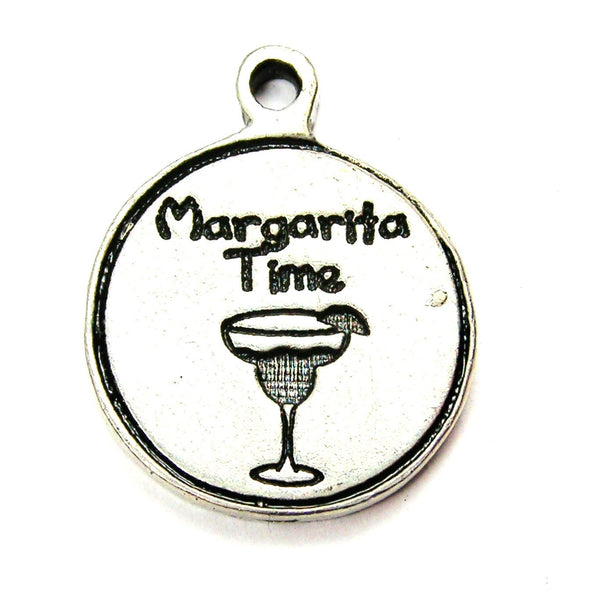 Margarita Time Genuine American Pewter Charm