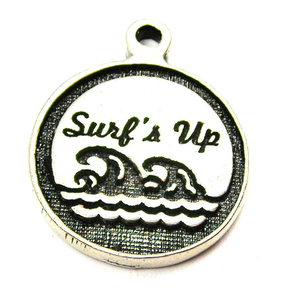 Surfs Up Genuine American Pewter Charm