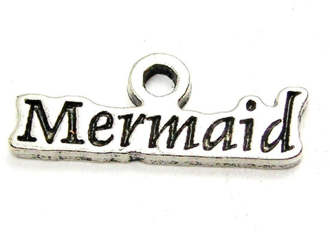 Mermaid Stylized Genuine American Pewter Charm