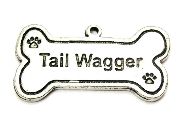 Tail Wagger Genuine American Pewter Charm